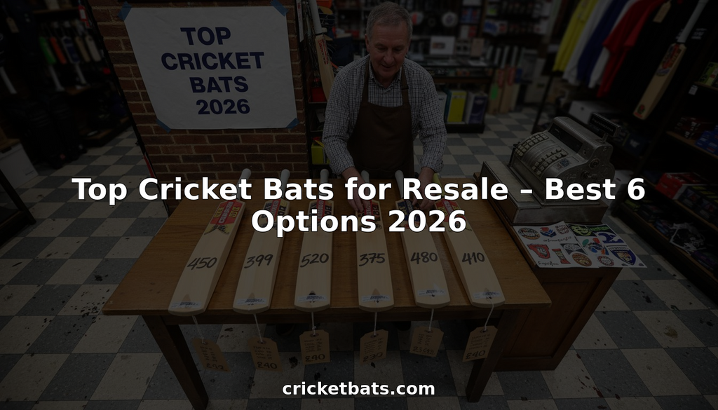 Top Cricket Bats for Resale – Best 6 Options 2026
