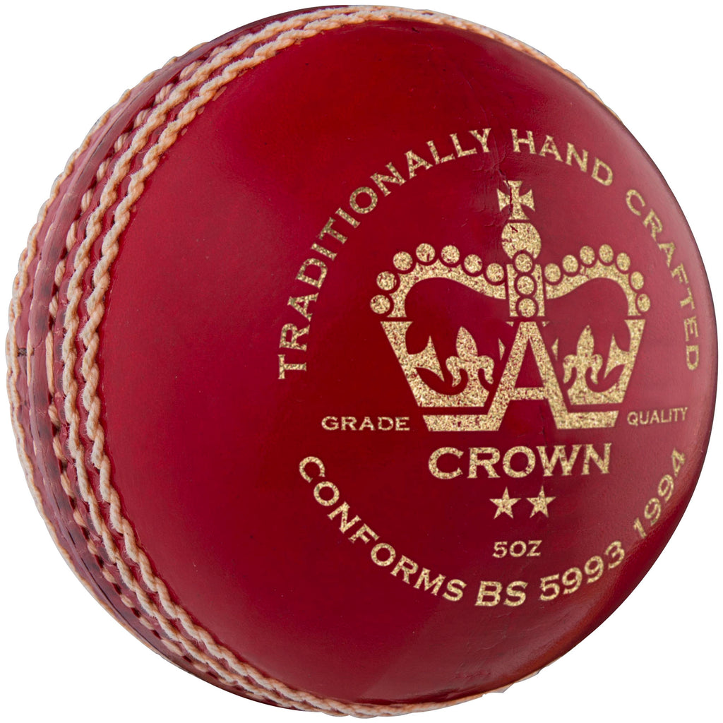 Gray-Nicolls Crown 2 Star Cricket Ball - Size: 142g - Red