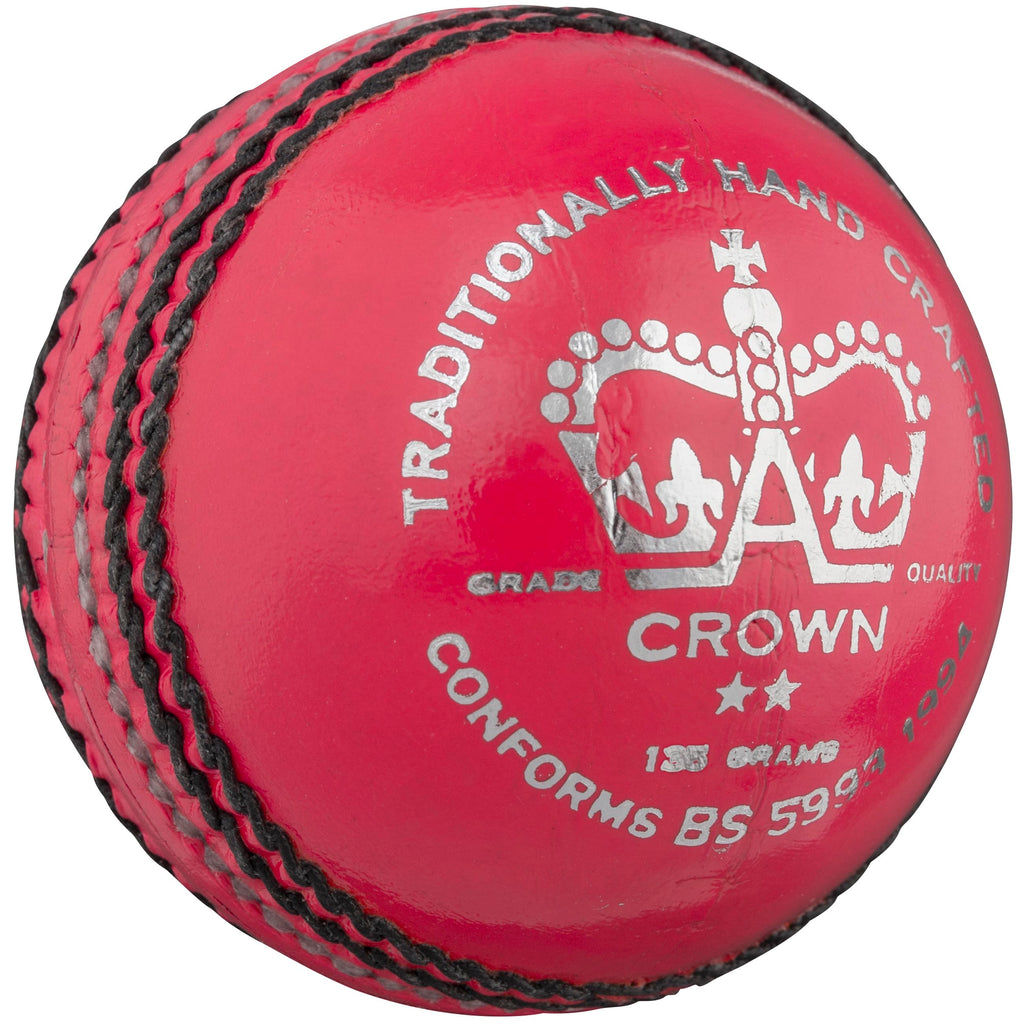 Gray-Nicolls Crown 2 Star Cricket Ball - Size: 142g - Pink