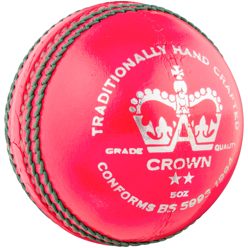 Gray-Nicolls Crown 2 Star Cricket Ball - Size: 142g - Red