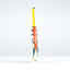 Gray-Nicolls Havoc HB317 Test Vlite Adult Cricket Bat - Size: Short Handle - Yellow