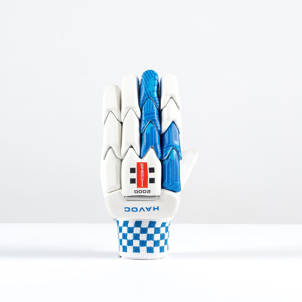 Gray-Nicolls Havoc 1.0 2000 Adult Batting Gloves - Size: RH - Large - White