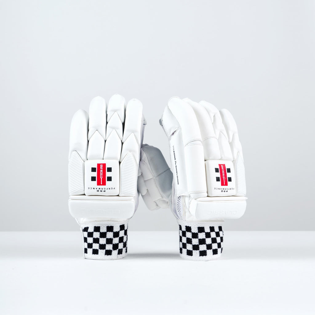 Gray-Nicolls Classic Pro Performance Batting Gloves - Size: LH - Adult - White