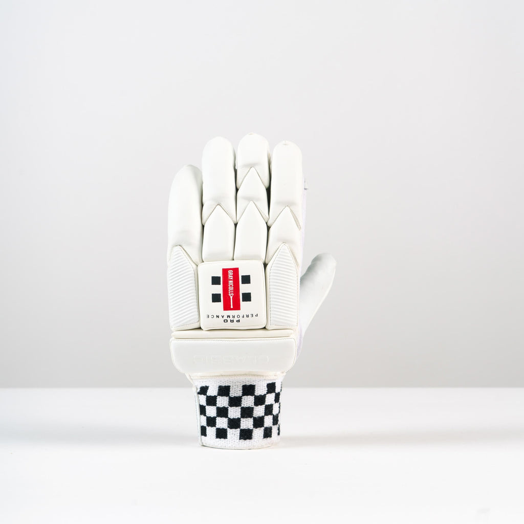 Gray-Nicolls Classic Pro Performance Batting Gloves - Size: LH - Adult - White