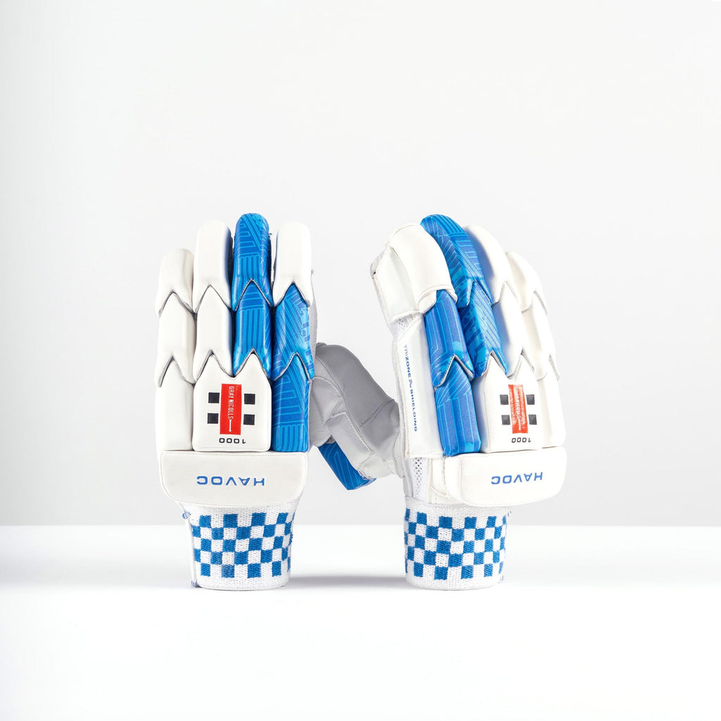 Gray-Nicolls Havoc 1.0 1000 Junior Batting Gloves - Size: RH - Youth - White