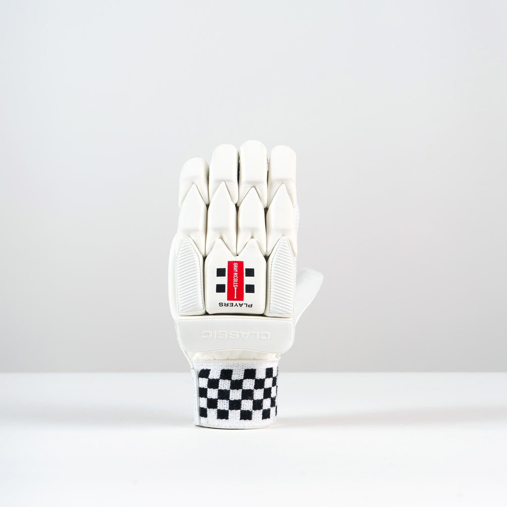 Gray-Nicolls Classic Players Batting Gloves - Size: LH - Small - White