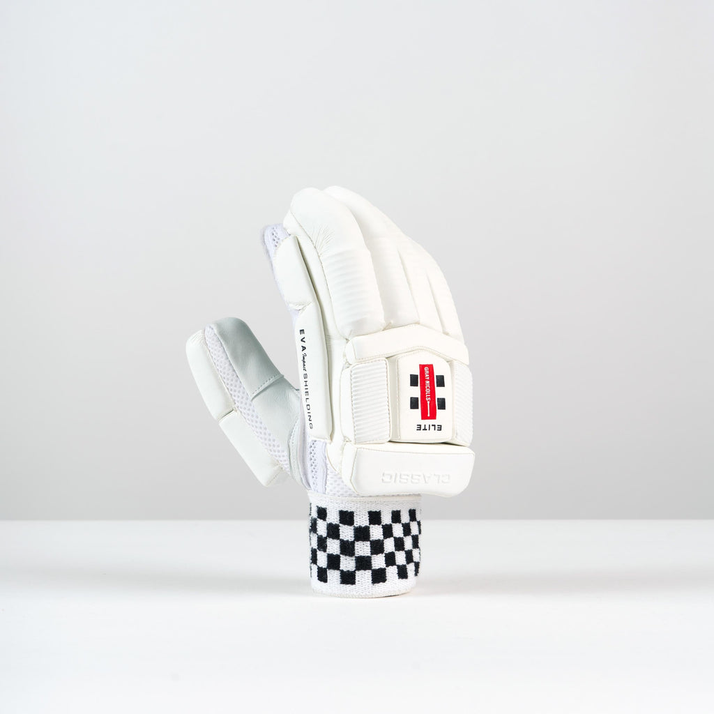 Gray-Nicolls Classic Elite Batting Gloves - Size: LH - Large - White