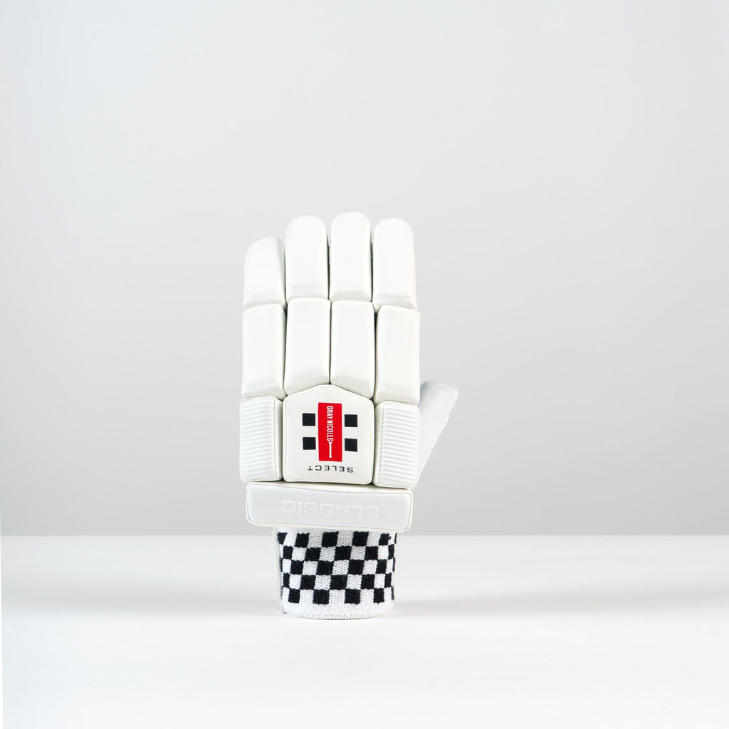 Gray-Nicolls Classic Select Batting Gloves - Size: RH - Large - White