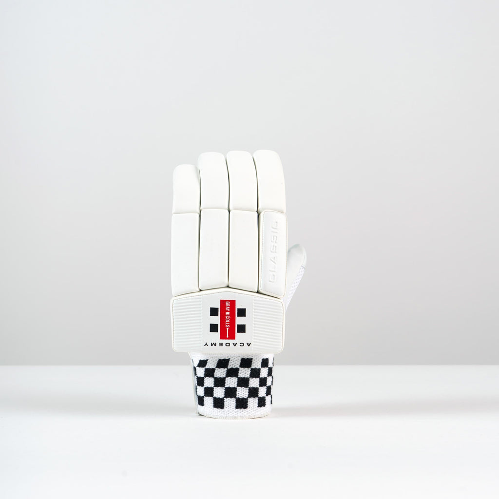 Gray-Nicolls Classic Academy Batting Gloves - Size: RH - Junior - White