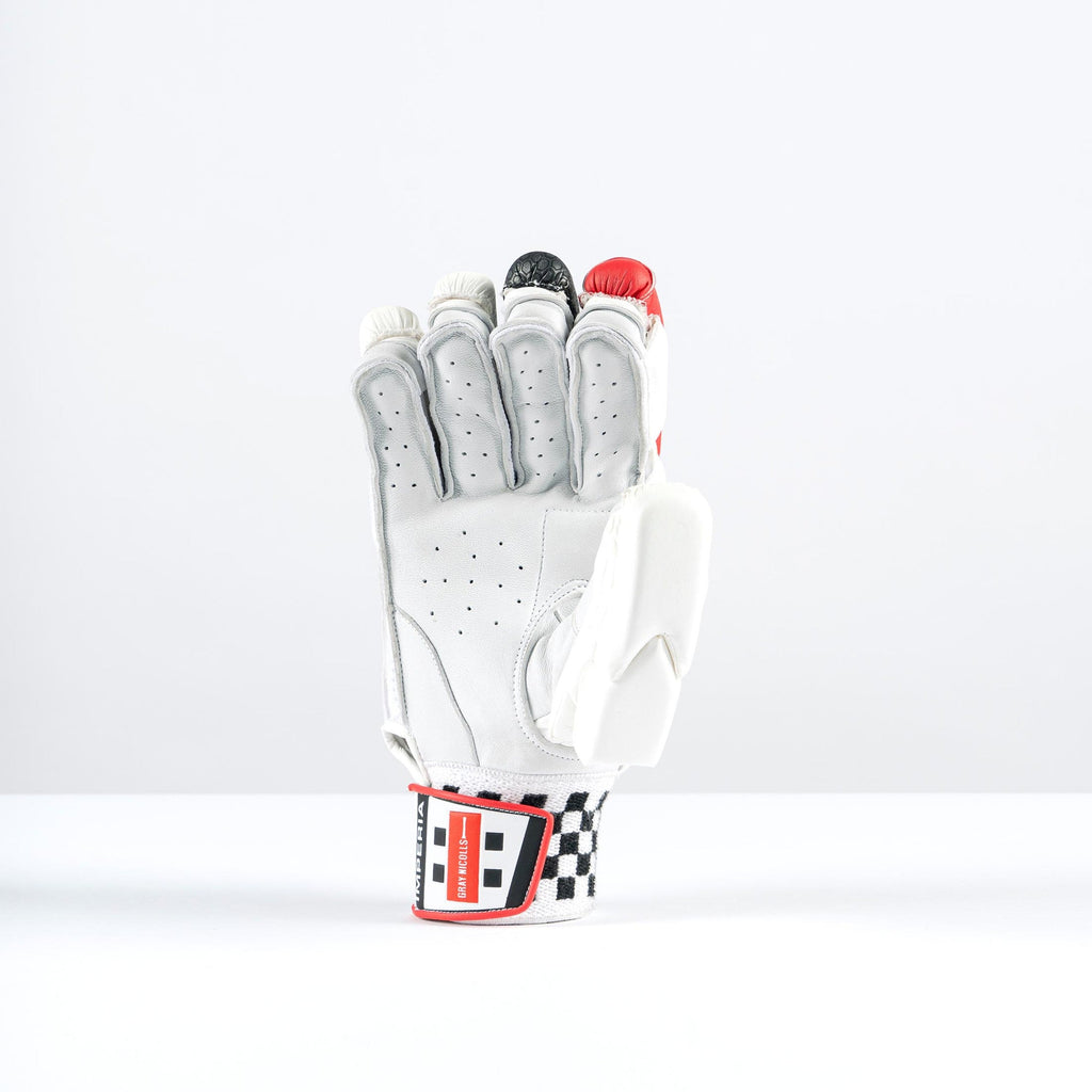 Gray-Nicolls Imperia 1.0 1200 Adult Batting Gloves - Size: LH - Large - White