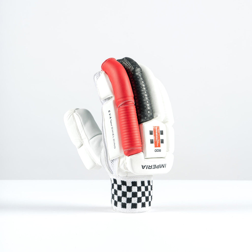 Gray-Nicolls Imperia 1.0 800 Adult Batting Gloves - Size: LH - Adult - White