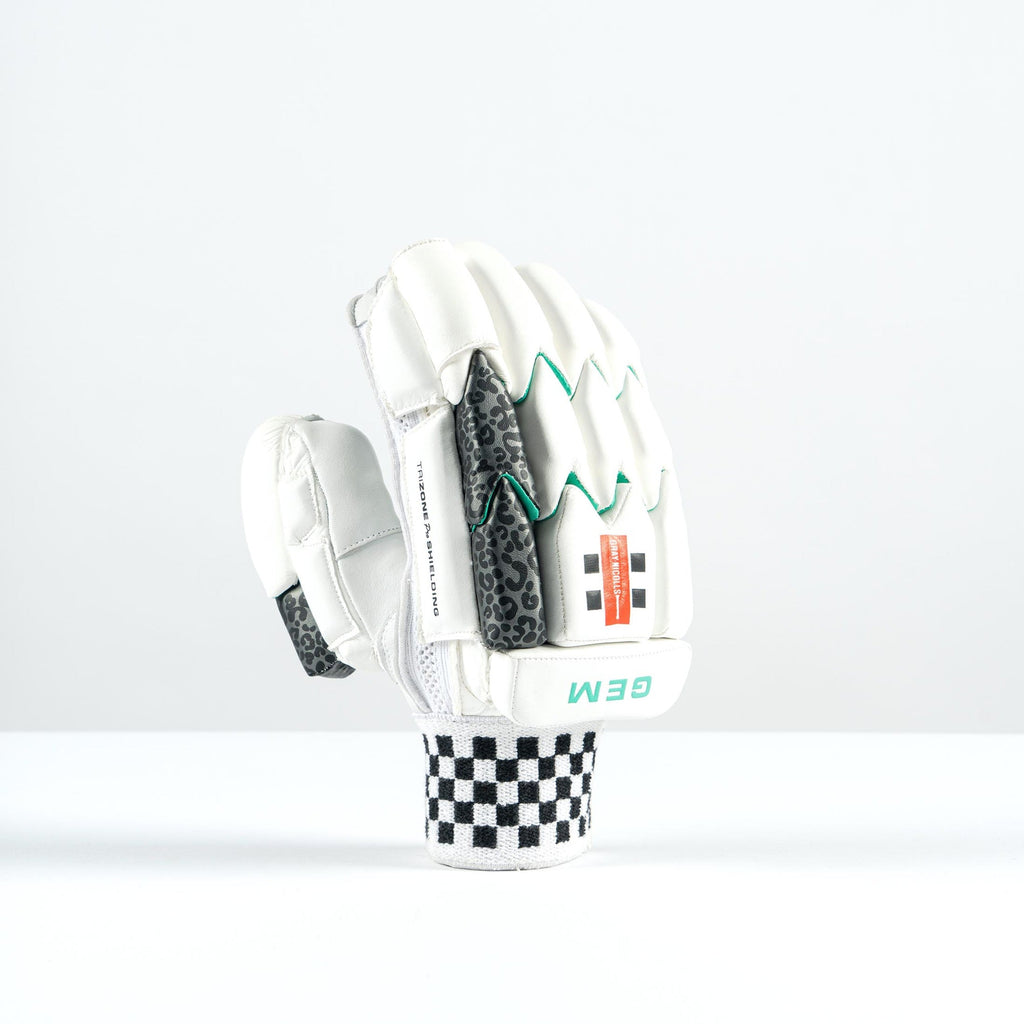 Gray-Nicolls GEM 3.1 Women's Pro Performance Batting Gloves - Size: LH - Gem - White