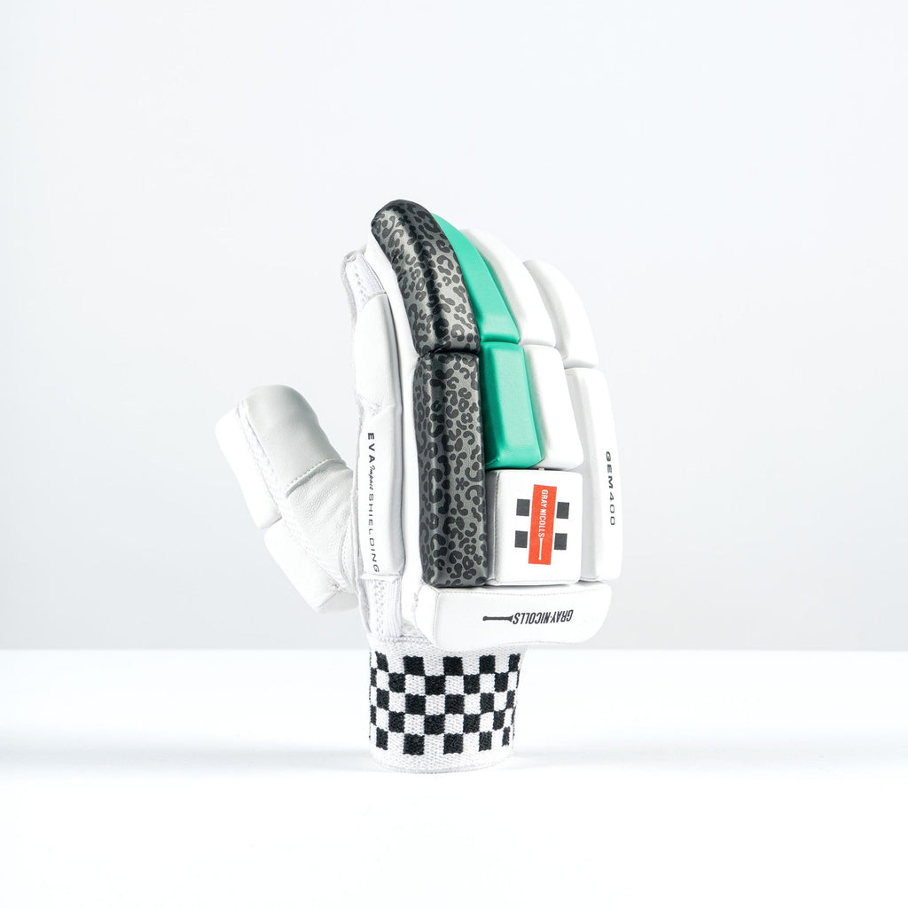 Gray-Nicolls GEM 3.1 400 Women's Batting Gloves - Size: RH - Gem - White