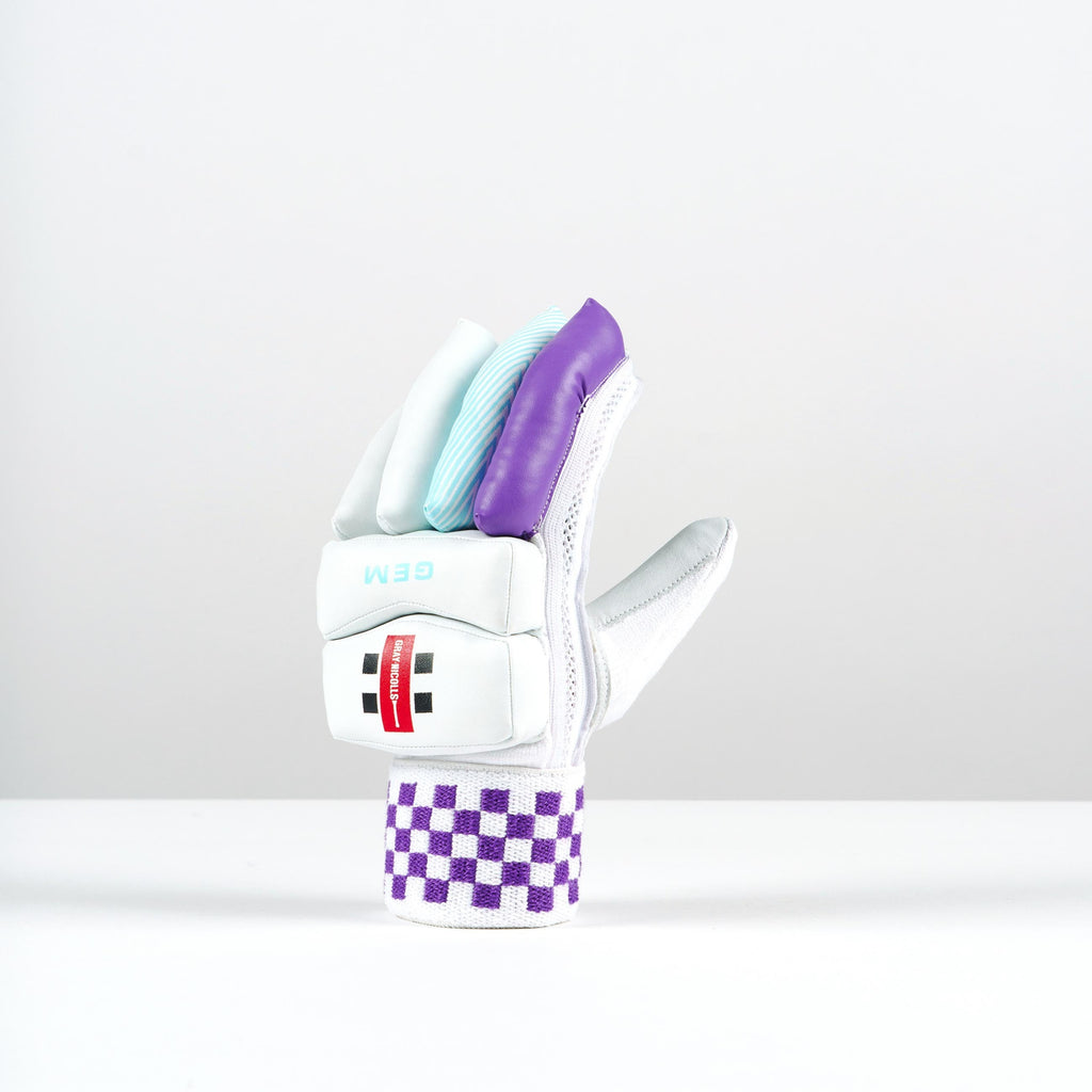 Gray-Nicolls GEM 2.1 Power Batting Gloves - Size: LH - Youth - White
