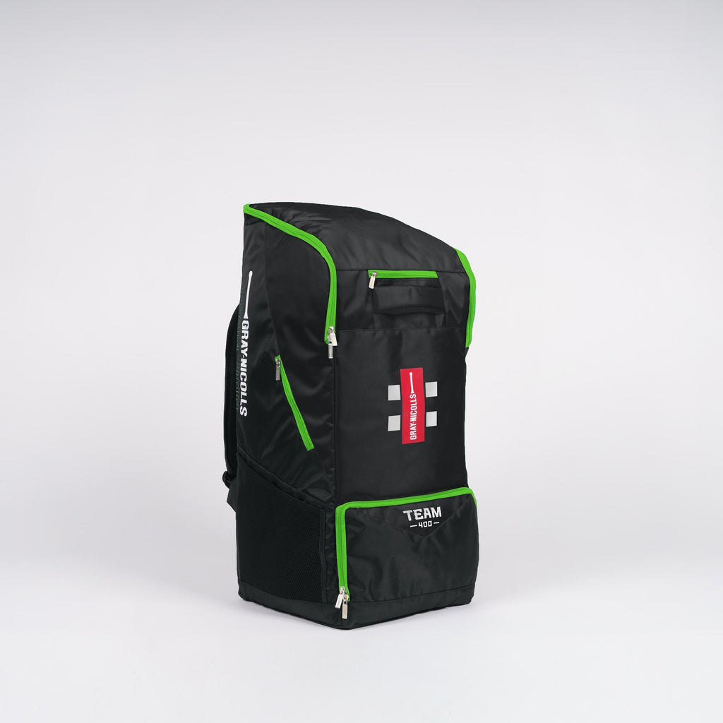 Gray-Nicolls GN Team 400 Duffle Bag - Black/Fluo Green