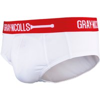 Gray-Nicolls Cover Point Briefs - Size: Boy - White