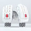 Gray-Nicolls Classic Players Edition Batting Gloves - Size: LH - Small - White