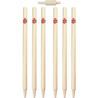 Gray-Nicolls Club Stumps - Size: Youth - Natural