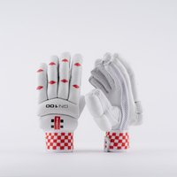 Gray-Nicolls GN100 Batting Gloves - Size: RH - Junior - White